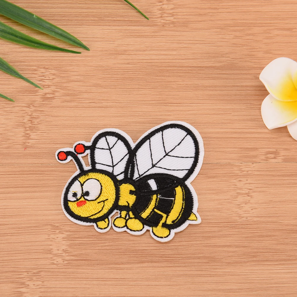 1 шт. вышитый пчелиный патч для одежды Железный на шитье животное аппликация