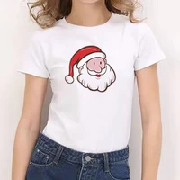 2021 summer women t shirt christmas printed tshirts girl ullzang mujer t shirt casual tops tee vintage
