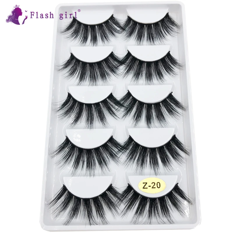Лучший поставщик Z20 высококачественные 3D накладные ресницы оптом полный макияж