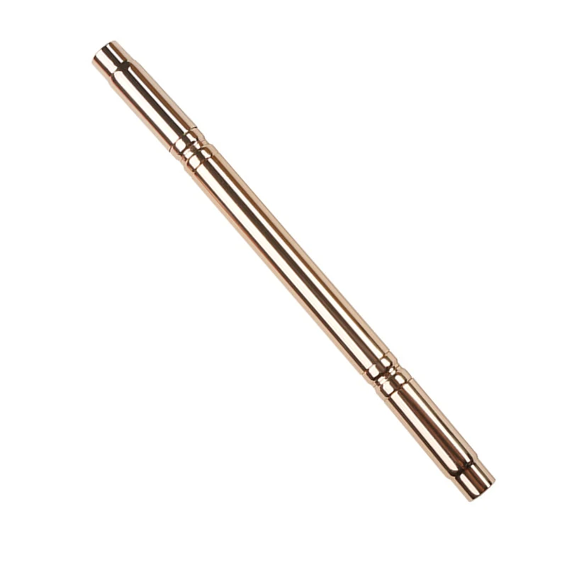 

4 In 1 Multifunctional Makeup Brush Metal Gold Retractable Eyeshadow Eyebrow Brush Concealer Brush Lip Gloss Brush For Travel