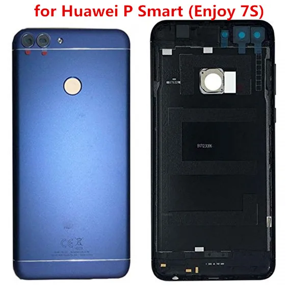 Чехол для Huawei P Smart задняя крышка аккумулятора корпус задней двери чехол Enjoy 7S с