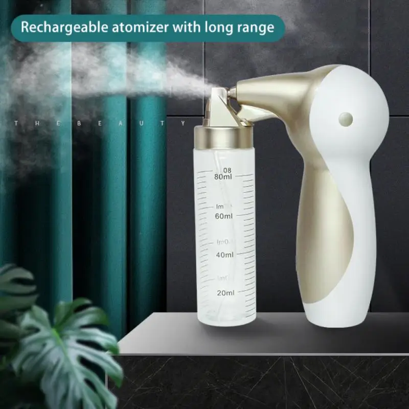 

Nano Atomizing Spray Disinfection Gun Gourd Shape Anti-clogging Water Replenishers USB Wireless Charge Sprayer Home Accessories