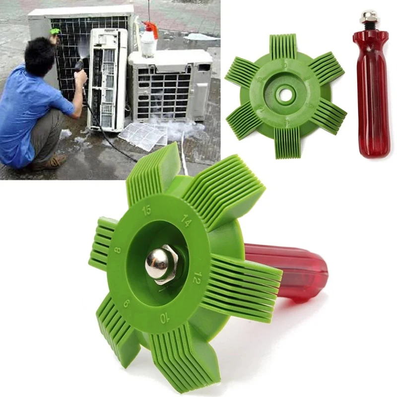 1pc Air Conditioner Fin Repair Comb Cooler Condenser Compact Refrigeration Tool Plastic HVAC Systems & Parts Accessories
