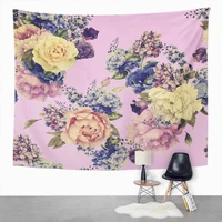 pretty tapestry floral peonies tapestry for bedroom room decor wall hanging wall art tapestry picnic mat beach towel bed cover