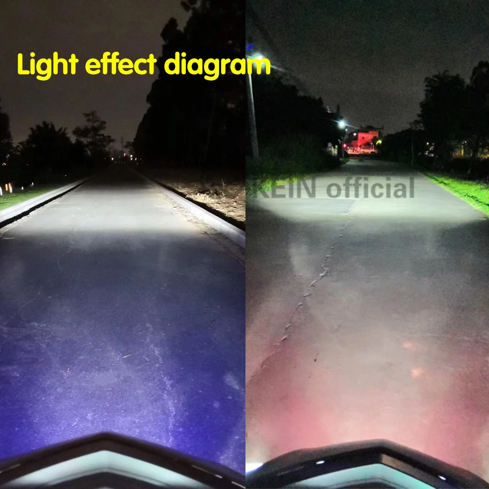 

KEIN 1pcs Motorcycle Led Headlight H4 COB Angel Eyes Moto Headlamp H6 BA20D Head Lamp Fan Cooling Motorbike Scooter Accessories