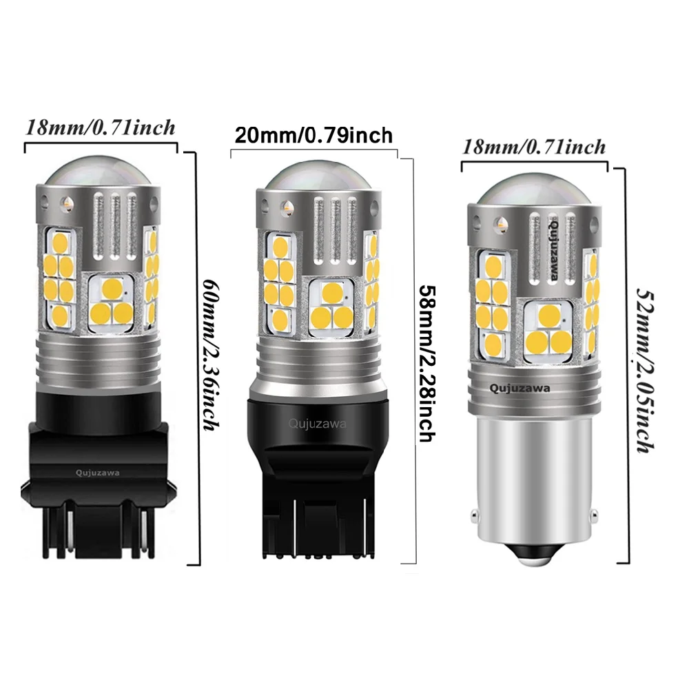 1 шт. 1156 BA15S P21W 1157 BAY15D BAU15S T20 7443 W21/5 Вт 7440 W21W T25 3156 светодиодный ная Автомобильная