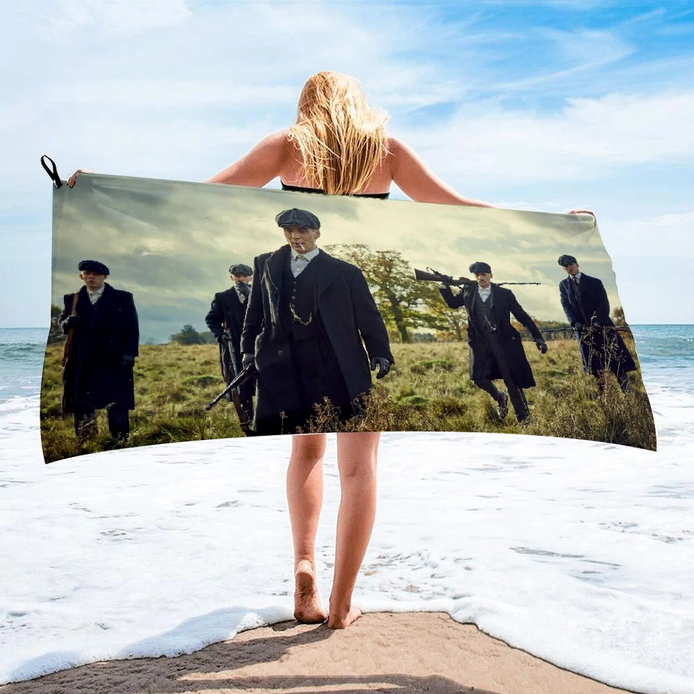 Банное полотенце из микрофибры Peaky Blinders пляжное Женская длинная шелковая юбка с