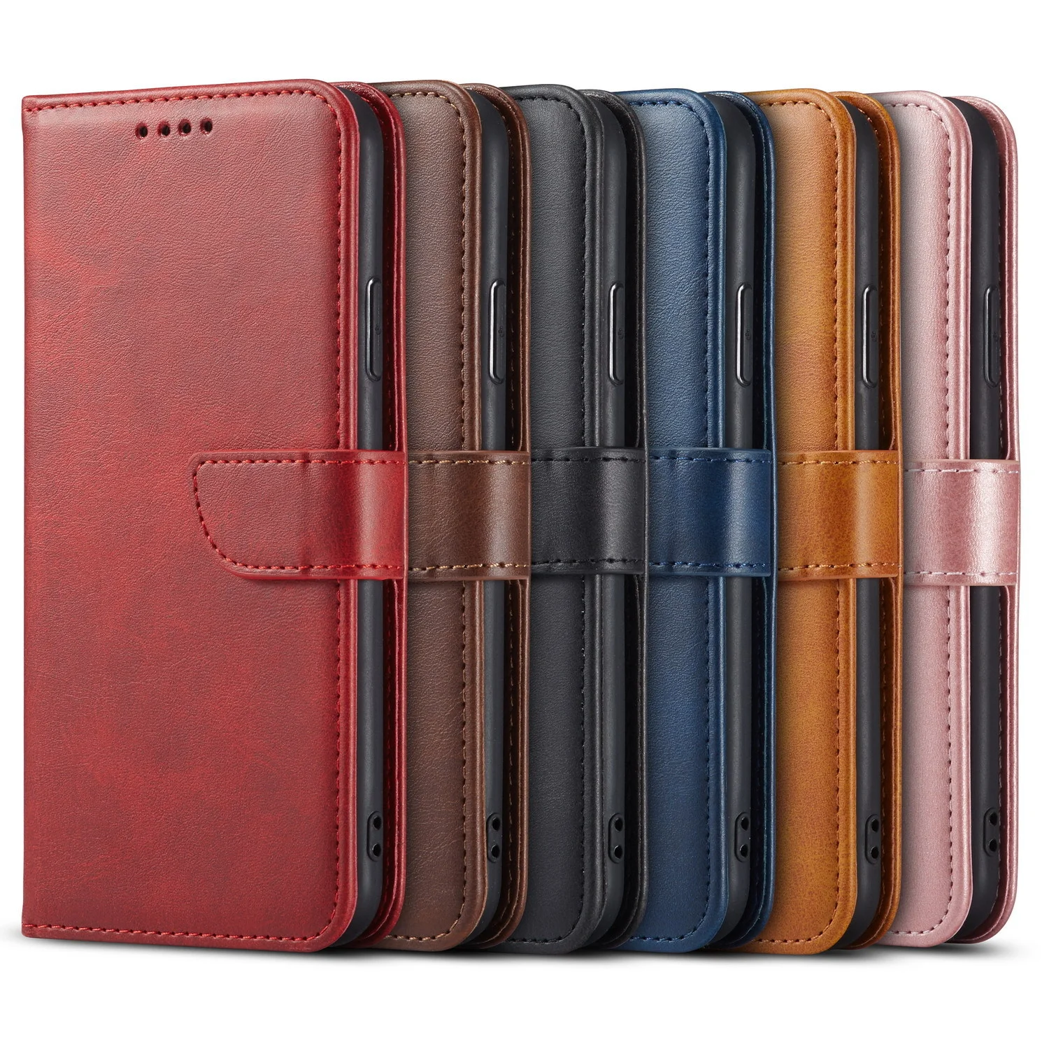 

Suitable for iPhone 13 case Apple 12 leather case new Samsung S21 calf flap case