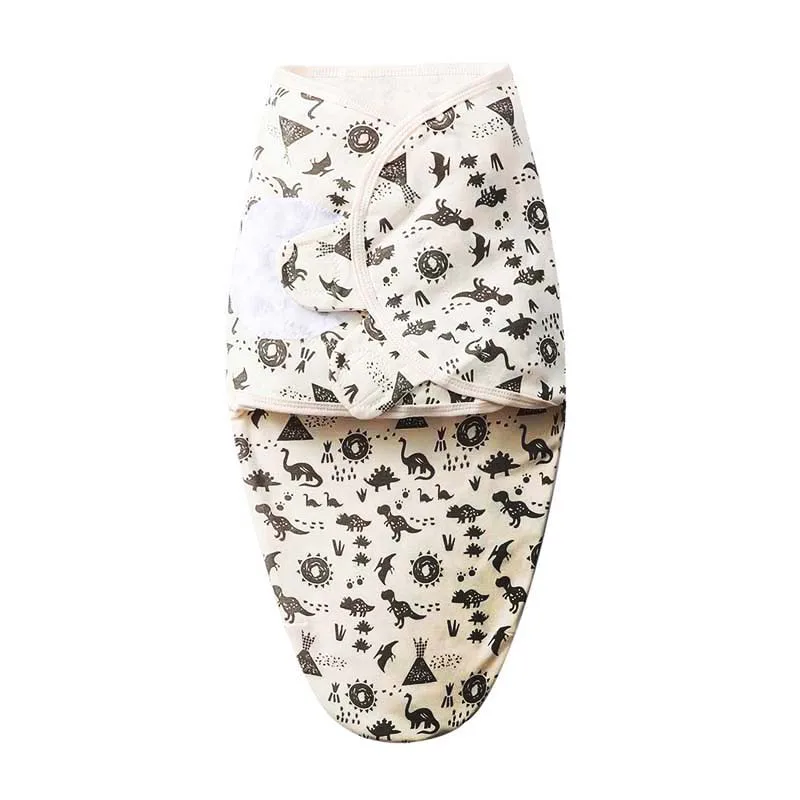 Пеленка кокон для новорожденных мягкий спальный мешок из 100% хлопка одеяло сна 0 6