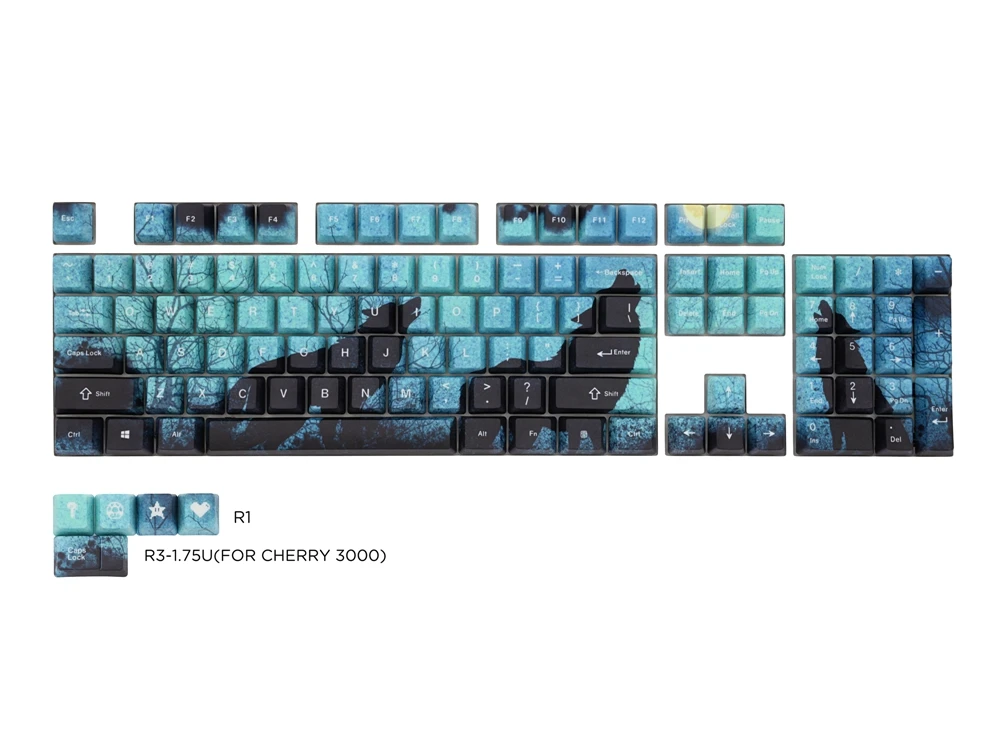 OMO oem-профиль для механической клавиатуры gh60 87 104 tkl ansi | Компьютеры и офис