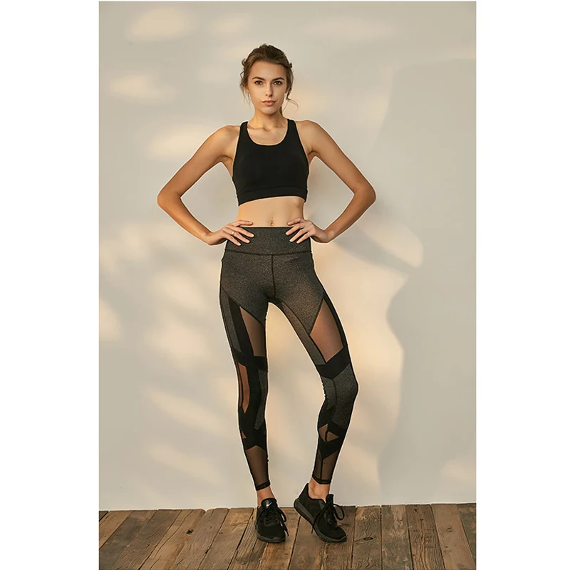

Sexy Sports Women's Sports Bra High Impact strappy padded Gym Sports Yoga Bra Cut Out Running Underwea