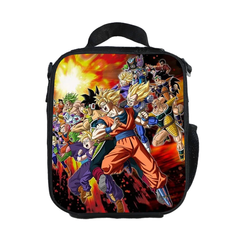 Аниме Dragon Ball ланч-мешок Goku Saiyan дети изолированный кулер Ланч-бокс термальный держатель для пикника - Цвет: WCB-QLZ59