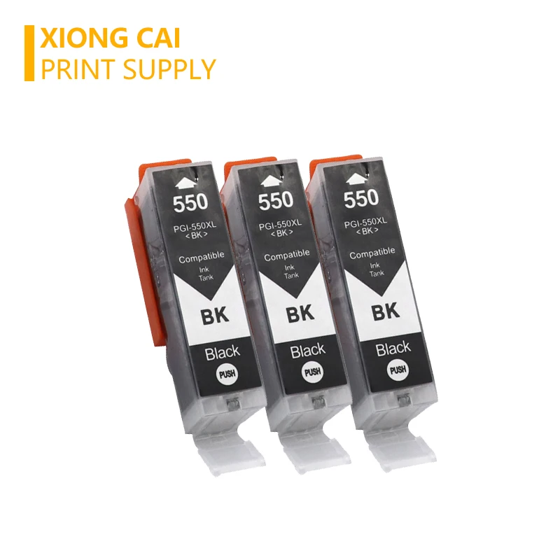 Черные фотокартриджи для принтера Canon PGI 550 PGI550 PIXMA IP7250 MG5450 MX925 MG5550 MG6450 MG5650 MG6650 IX6850