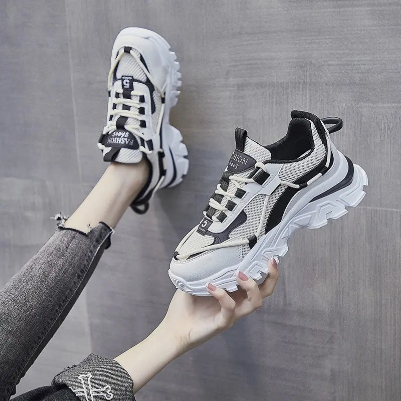 

Women Shoes Chunky Sneakers Women Vulcanize Shoes Platform Sneakers Casual Sneaker Female Basket Femme Dad Shoes Tenis Feminino