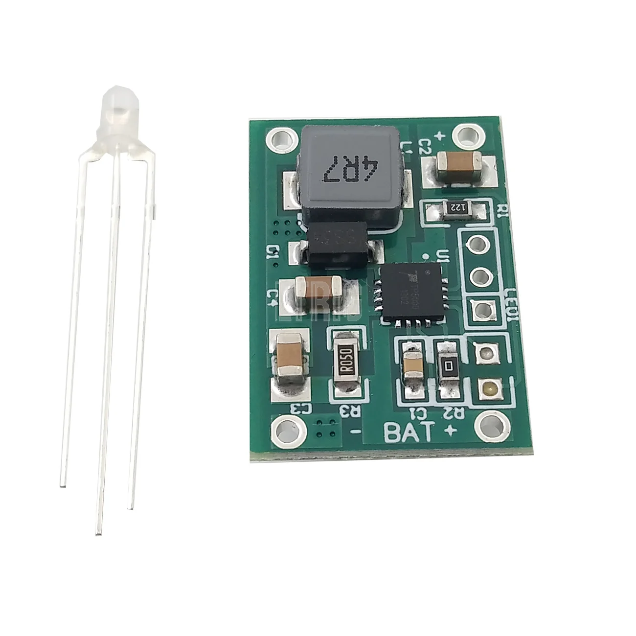 

LTRIG custom 1Pcs TP5000 Lithium Iron Phosphate Ternary Lithium Polymer Battery 2A Supports 3.2 and 3.7V Voltage Conversion