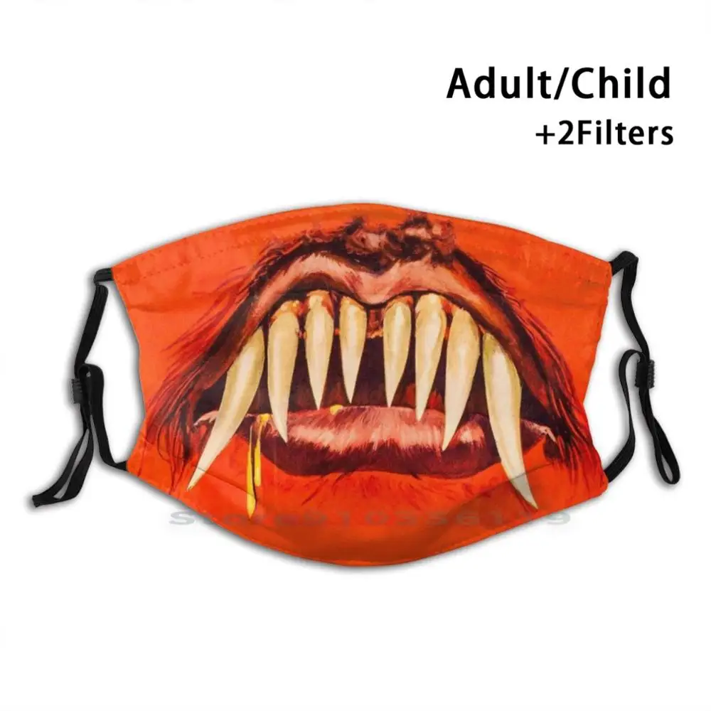 

How To Make A Monster 1958 Horror Movie! Mouth Print Reusable Pm2.5 Filter DIY Mouth Mask Kids Film Movie Cinema Horror Sci Fi