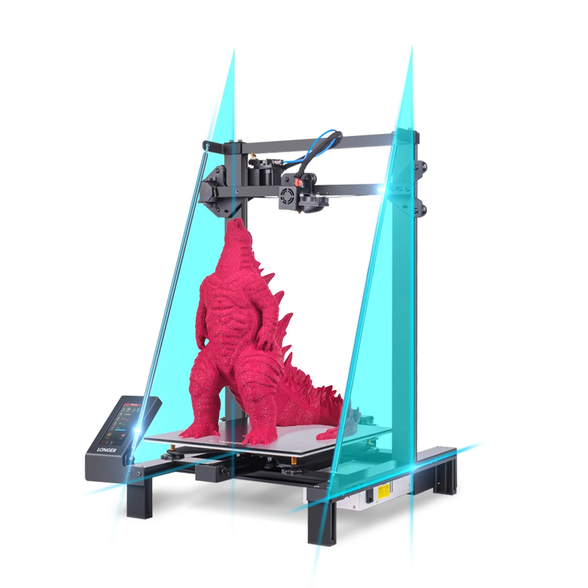 Preise LONGER LK5 Pro FDM 3D Drucker Drucker Größe 300*300*400mm Open-Source 4.3 ”Volle Farbe Touchscreen Große Größe Hohe Präzision