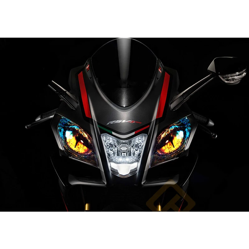 Мотоцикл передний обтекатель наклейка на фару защита наклейки для Aprilia RSV4 RSV4RR RSV4RF