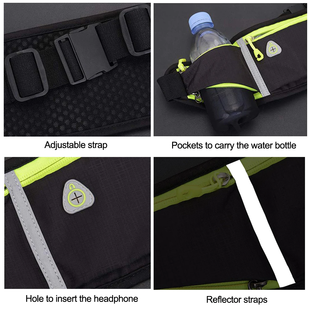 Waist Bag Belt Running Sports Portable Gym Hold Water Cycling Phone bag Waterproof Women | Спорт и развлечения