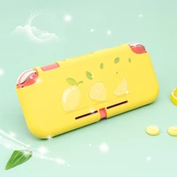 fruit lemon switch protective soft tpu case shell ns lite controller silicone cover game host for nintendo switch accessories