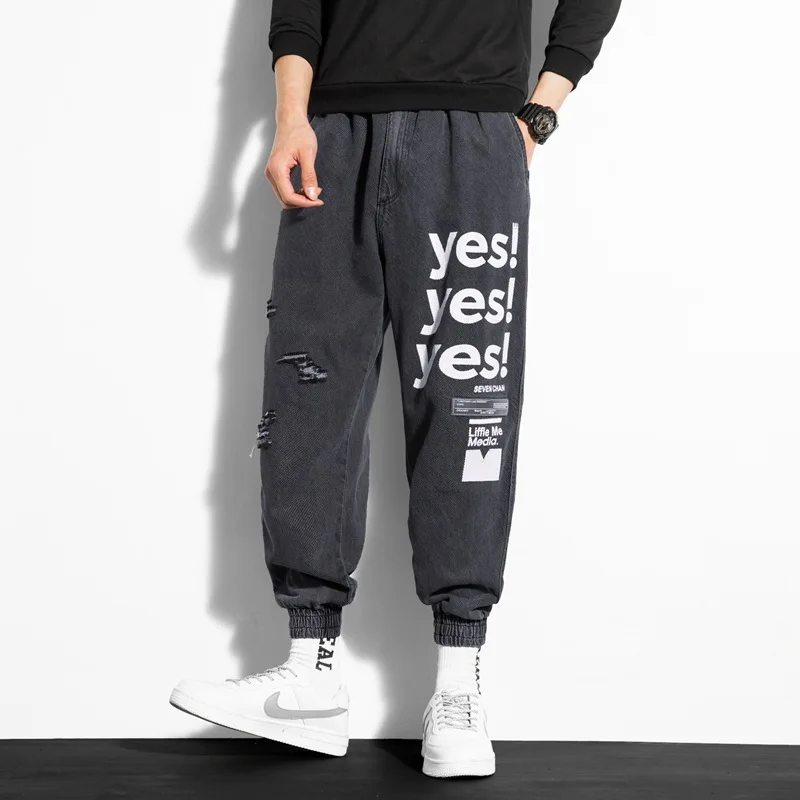High quality Men's Cargo Pants Streetwear Joggers Men Trousers Harem Pants Casual Hip Hop Men Clothing Elastic Waist Men Pant