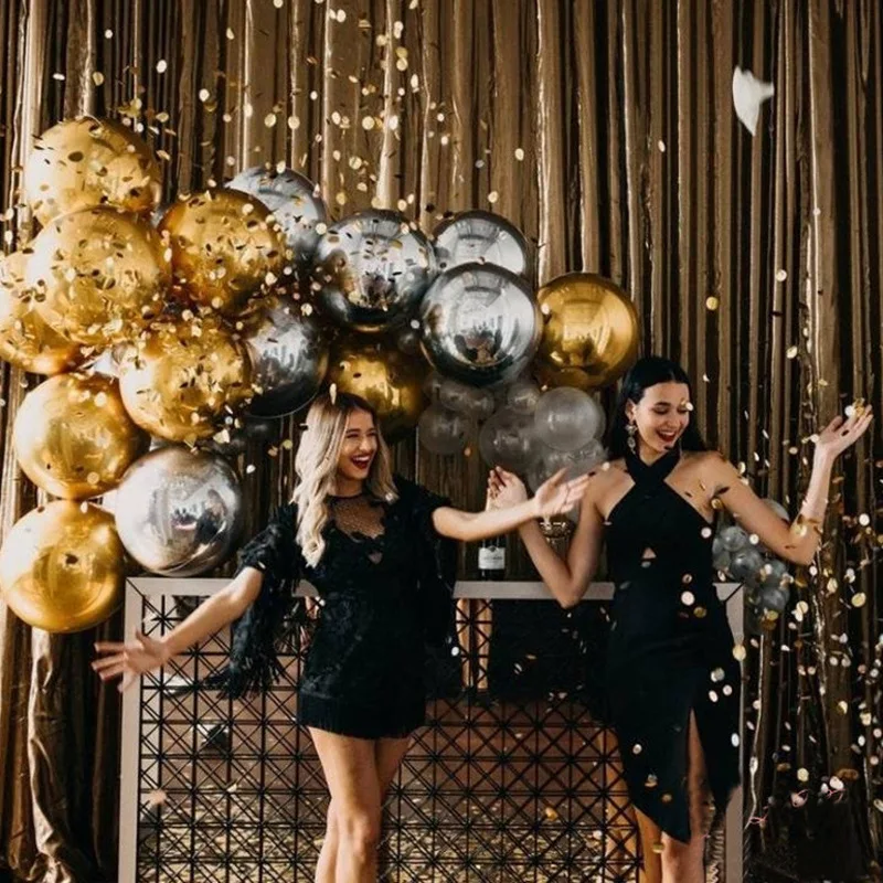 22 дюйма градиент Цвет 4D Печати Алюминиевой Фольги воздушные шары на день