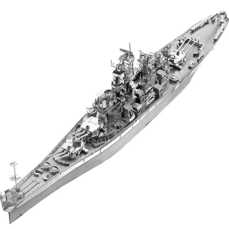 Piececool новейшие 3D металлические пазлы &quotUSS MISSOURI Battleship&quot модели наборы DIY Забавные