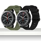 Ремешок для часов Samsung Galaxy watch, Нейлоновый, 20 мм, 22 мм, 46 мм, 42 мм, Active2, Active1, Gear S3, frontier