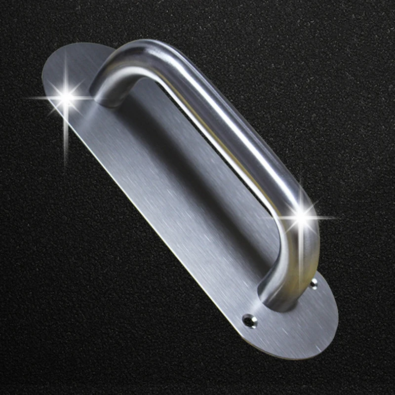 

1PCS 280*65mm Push-pull Plate With Handle Fire Door Open-mounted Door Handle