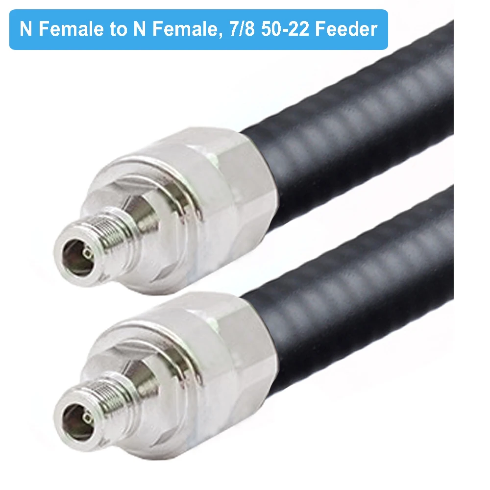 N Male to Female 7/8 фидерная линия 50-22 Jumper 50 ohm RF коаксиальный кабель для усилителя