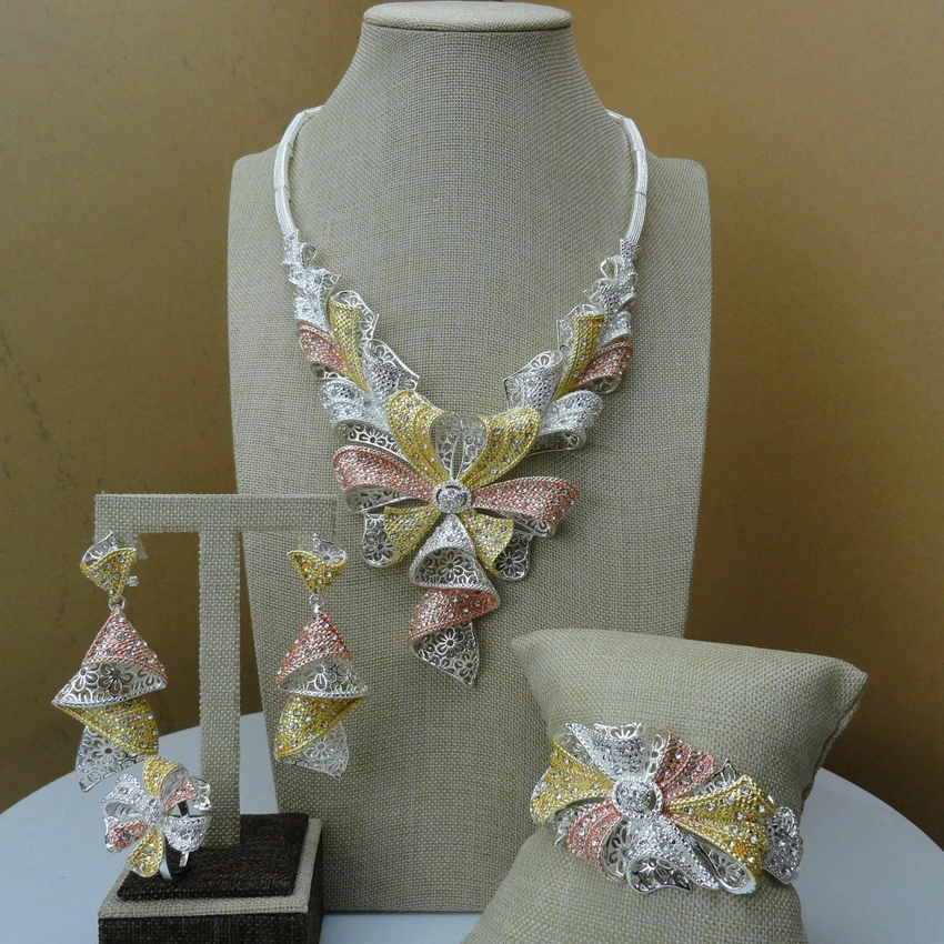 Yuminglai уникальный дизайн Африканский горный хрусталь ювелирные изделия Дубай