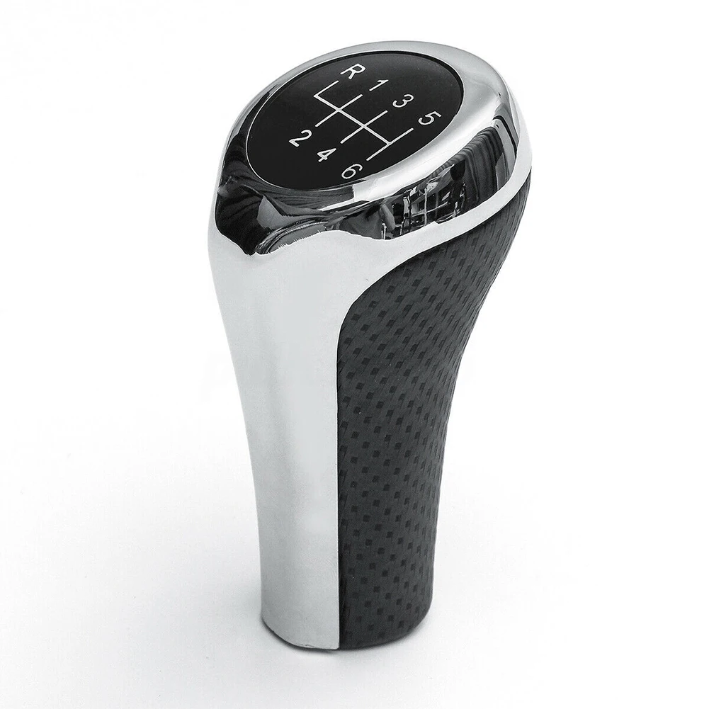 

Interior Parts Gear Stick For BMW E60 E46 E90 E39 E87 5 Speed Shift Knob Black Leather Fashion Gearbox Shift Knob For X1 X3 X5