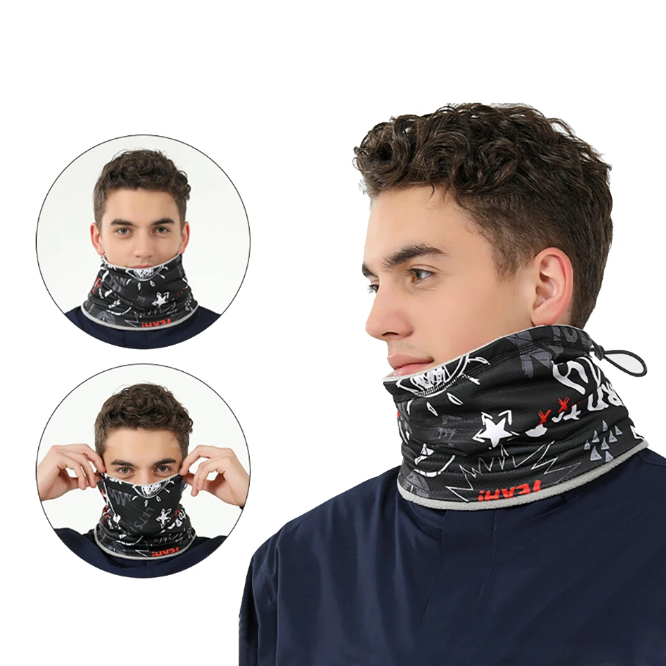 

1 шт. зимняя теплая маска плюс бархатная мягкая бандана для мужчин и женщин для скалолазания открытый ветрозащитный холодный Велоспорт Туризм Катание на лыжах Спорт Головные уборы