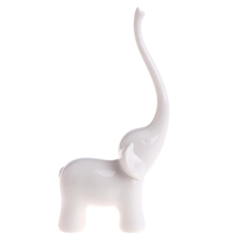 

Ring Display Rack Jewelry Elephant Organizer Melamine Stand Holder Pendant Decor