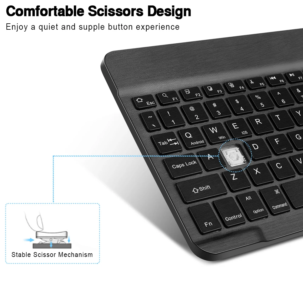

Bluetooth Keyboard RGB 7INCH 10INCH With Backlight Mini Russian Keyboard