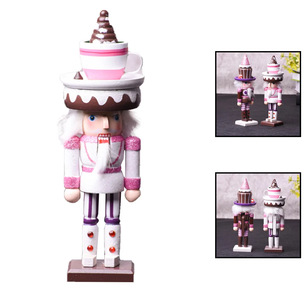 Рождественский Щелкунчик Кукольный Миниатюрный Декор мороженое милый солдат