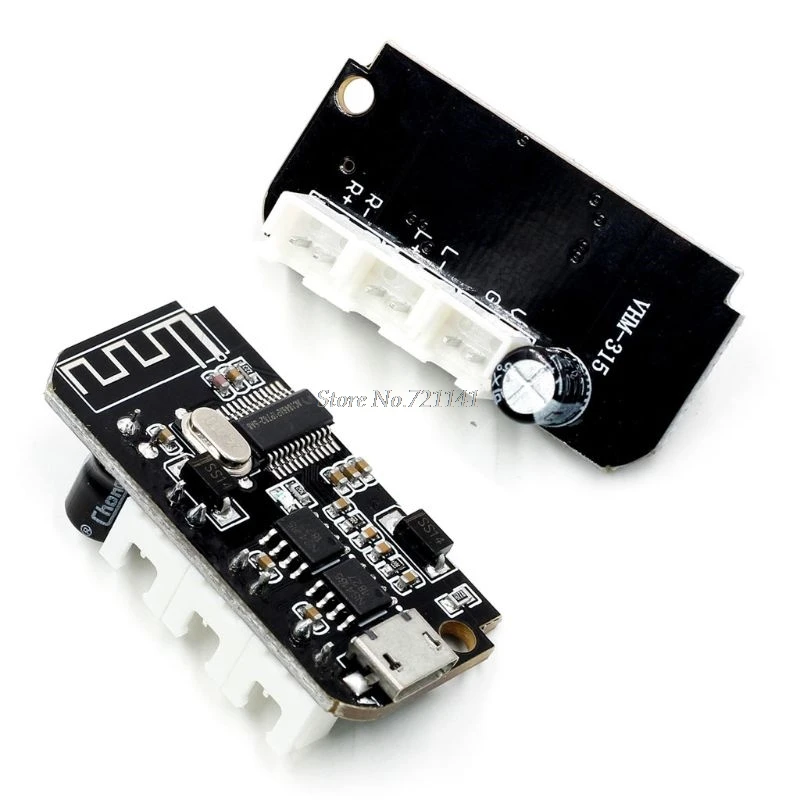 Плата цифрового усилителя звука CT14 3 5 В 2 Вт двойная плата DIY Bluetooth динамик