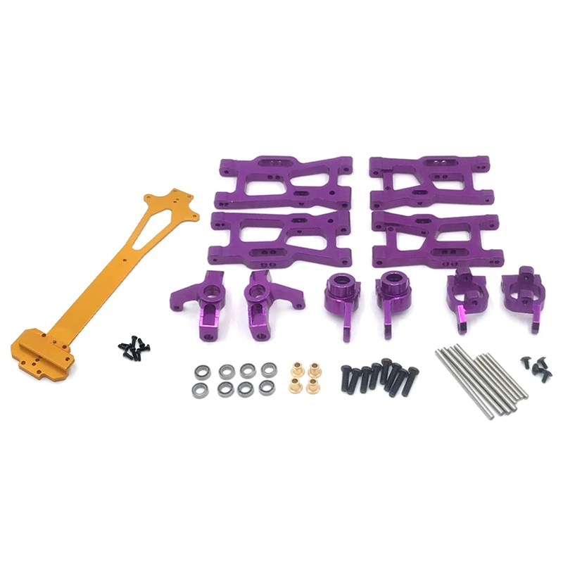 

Для Wltoys 124019 124018 металлический поднос для радиоприемника доска для второго этажа C и металлическая рулевая чашка с поворотным рычагом
