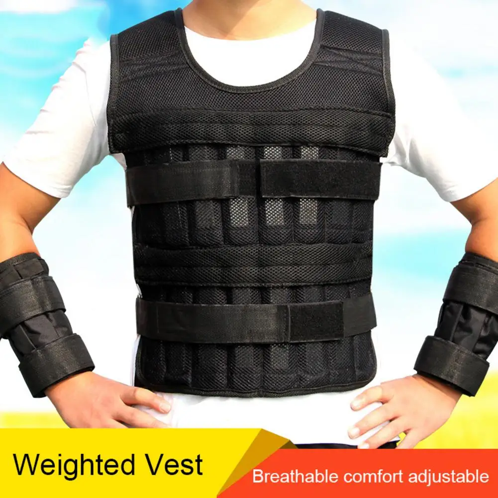 

Регулируемый жилет куртка песок одежда вес пластины загрузки вес ed жилет для бокса тренировки фитнес-оборудование для тренировки 4