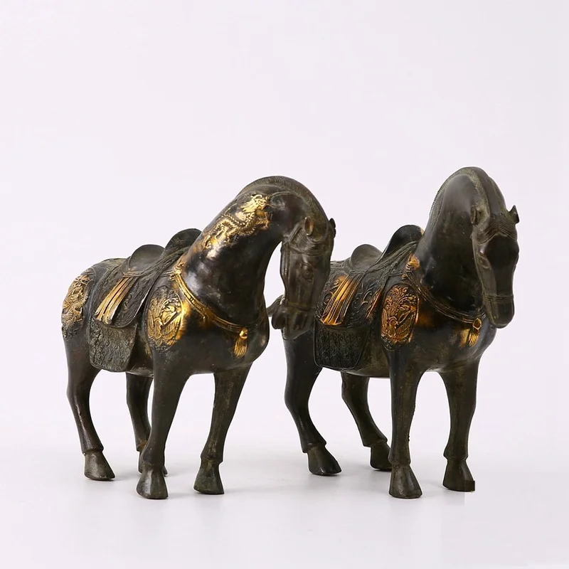 

Study Decoration Gold Tangma Decorations Home Fortune Furnishings Pure Copper Crafts Garden Decoration Accessories