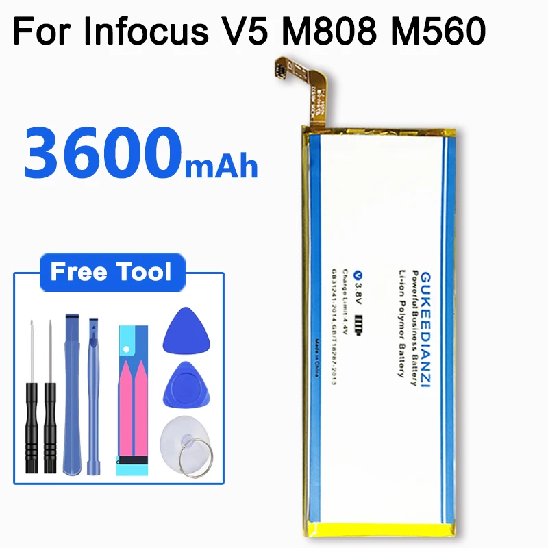 GUKEEDIANZI литий-ионный мобильный телефон Батарея HE305 Защитная пленка для Infocus V5 M808 M560