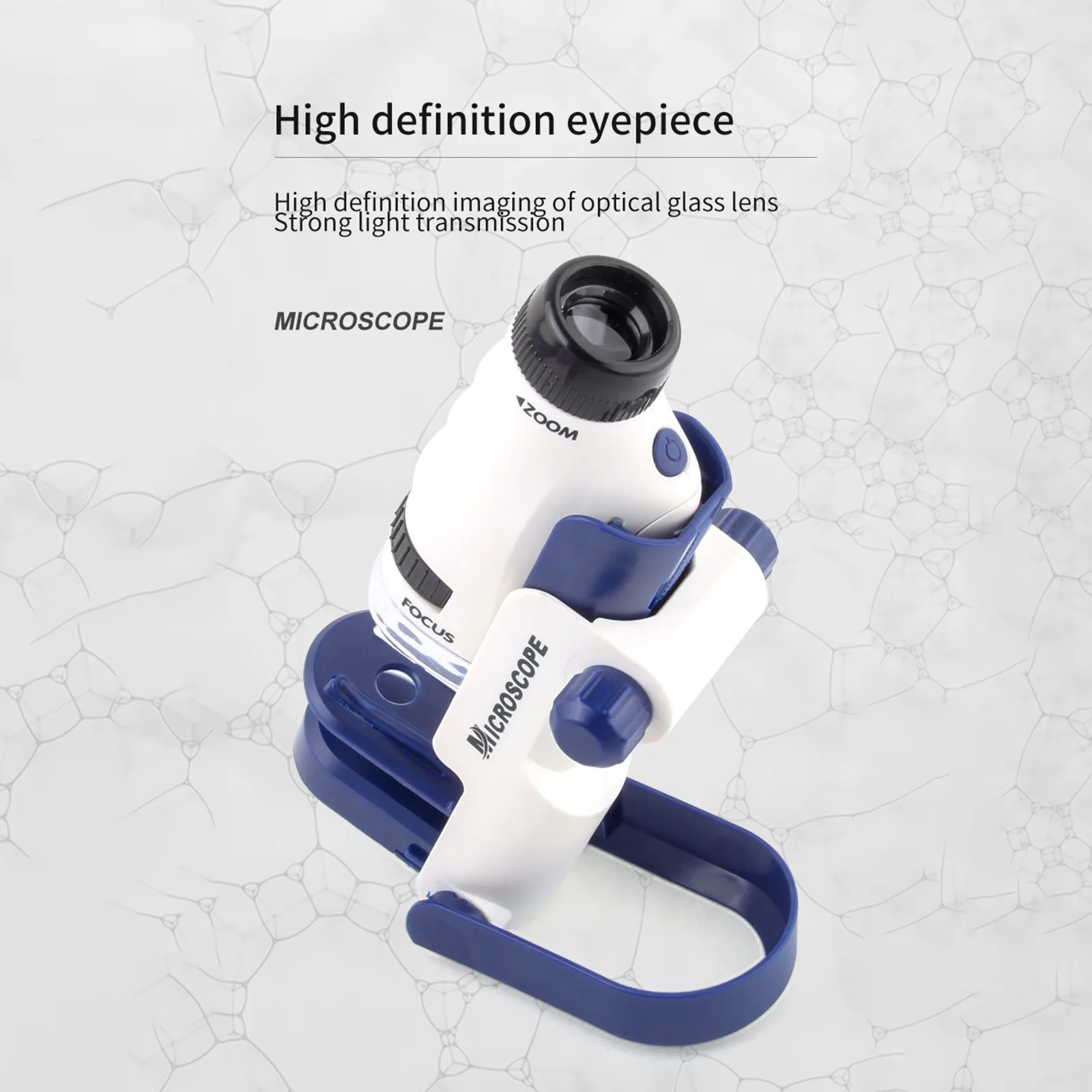 Новинка 2021 высококачественный детский микроскоп набор игрушек домашние