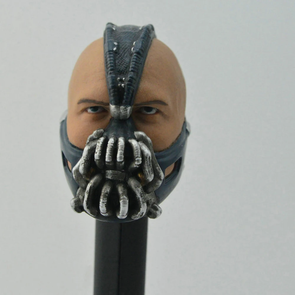 

1/6 Soldier model Bat Dark Knight Bane head sculpture model for 12’’ action figure body