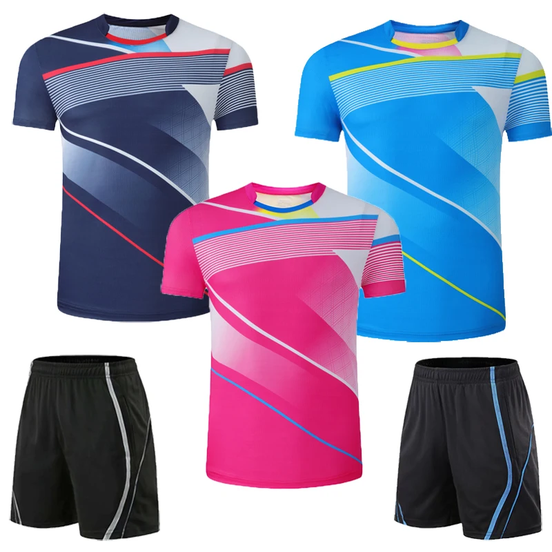 

2021 New Tennis T shirt Women / Men /kids , badminton / Table Tennis Shirt Skirt,Tenis Team Sportswear Shirt Uniforms 1836
