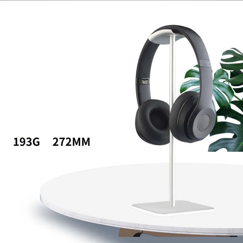

Earphone Hanger Holder Headphone Stand Rack Sturdy Non-Slip Aluminum Alloy Gaming Headset Bracket with Solid Base