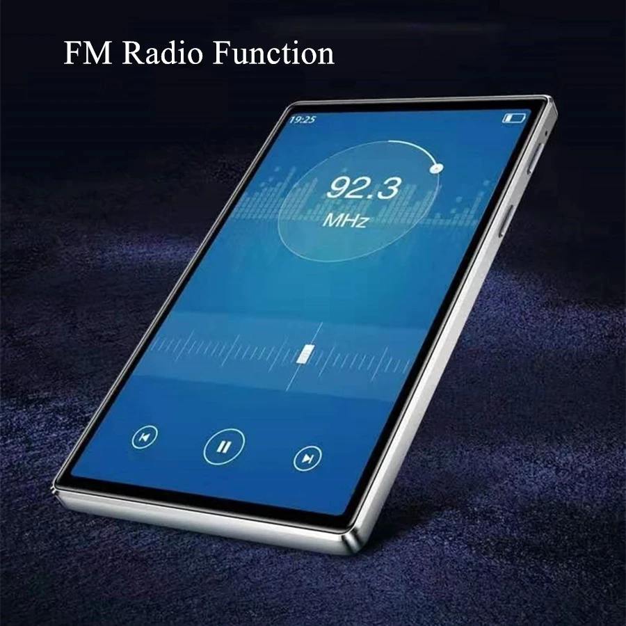 Bluetooth 5.0 MP4 Player Wifi 4.0 Inch Full Touch Screen FM Radio Recording E-book MP4 MP5 Music Video Player Built-in Speaker enlarge
