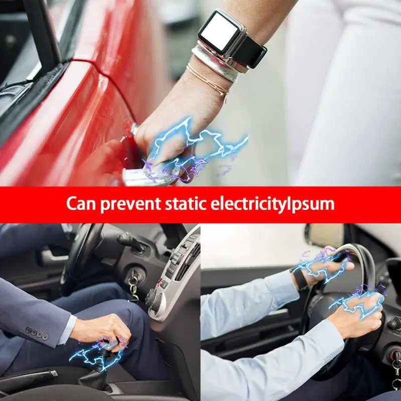 Автомобильный металлический электростатический ремень Антистатическая