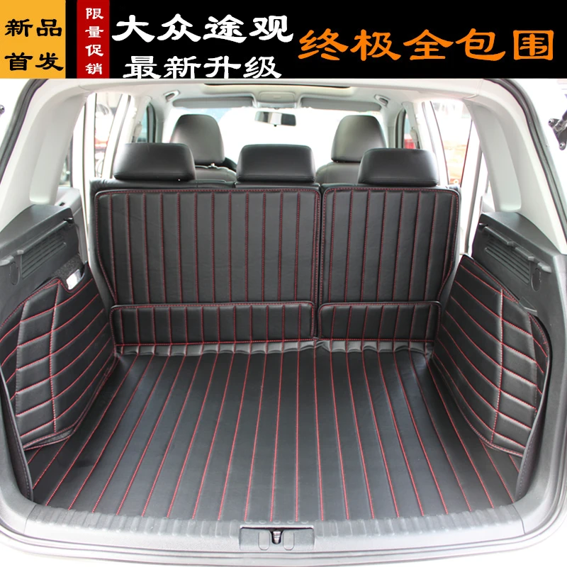 

Green Dedicated Wholly Surrounded By The High-side Trunk Mat Stereoscopic 3D Trunk Mat Green for VW Tiguan