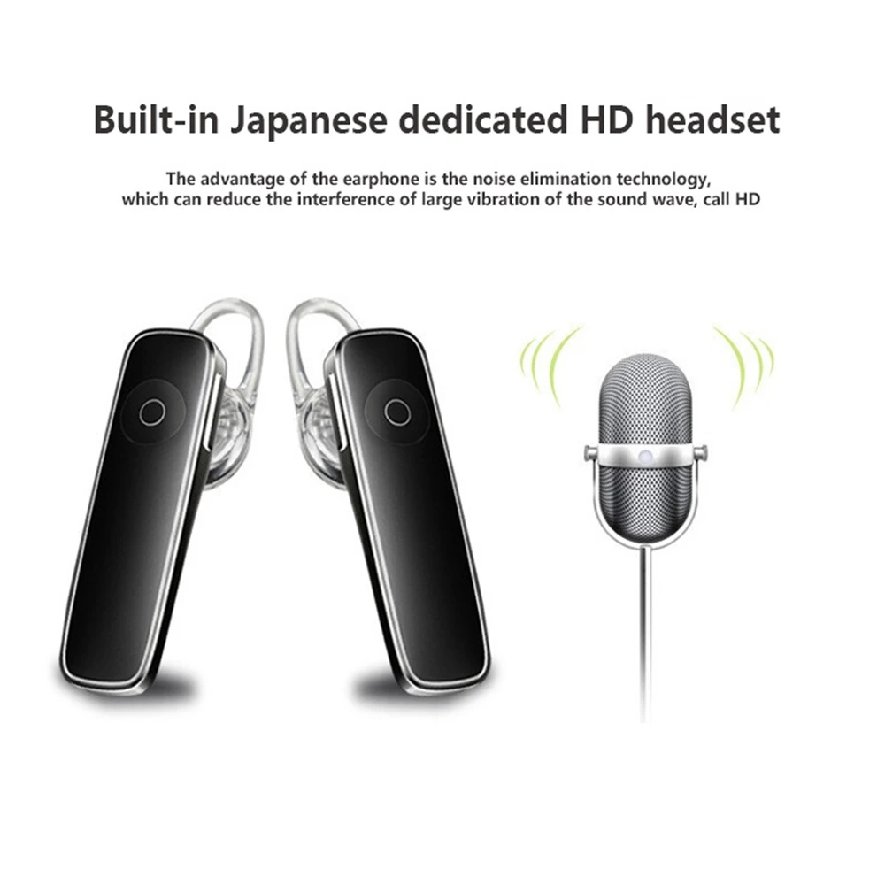 Беспроводные деловые наушники с микрофоном Bluetooth 4 1 регулировка громкости