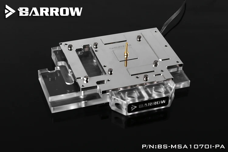 Курган полное покрытие графическая карта блок использовать для MSI GTX1070 AERO ITX 8G OC медный радиатор кулер GPU Блок RGB светильник AURA 4PIN